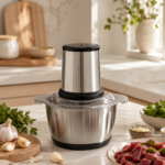 Mini processador elétrico para pequenos preparos na cozinha